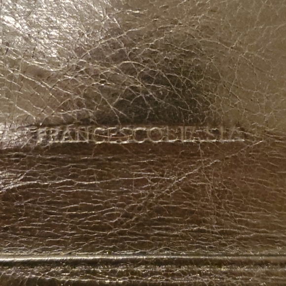 Francesco Biasia women's blue leather wallet - Picture 2 of 5